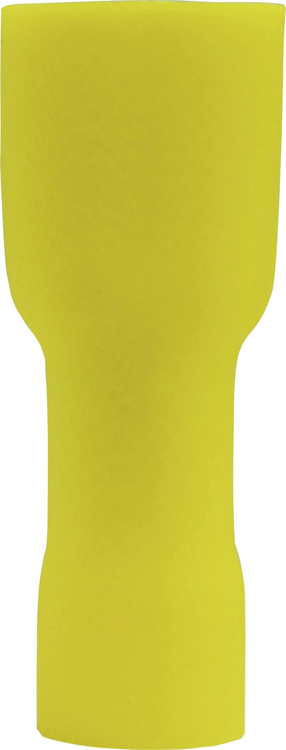Cosse clip 6.3 mm x 0.8 mm Vogt Verbindungstechnik 3947S 180 ° entièrement isolé jaune