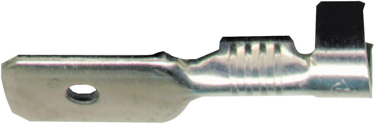 Cosse à languette mâle 2.8 x 0.8 mm Vogt Verbindungstechnik 379908.60 180 ° non isolé métal