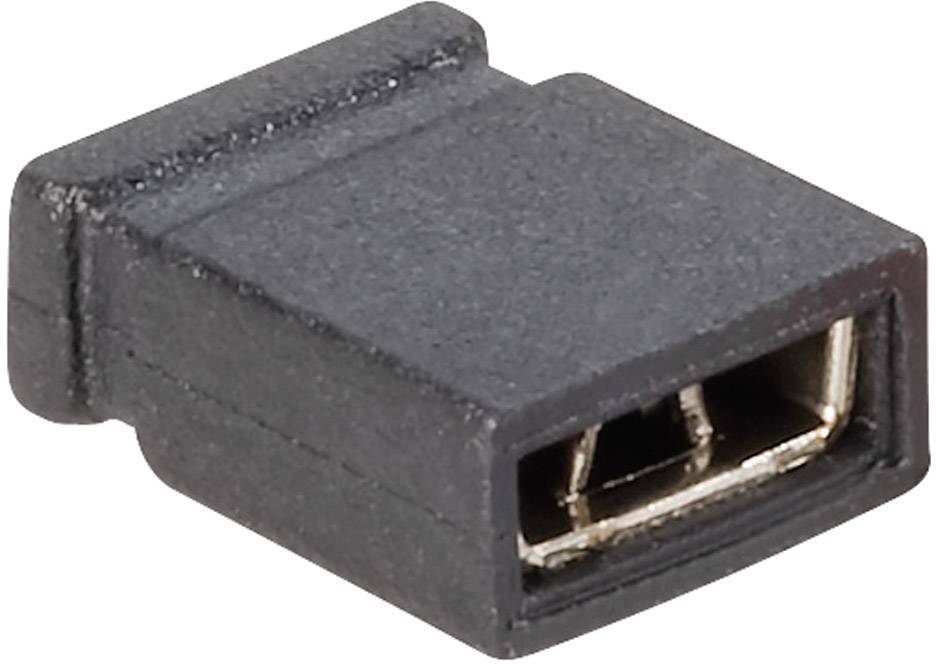 Shunt fermé Fischer Elektronik CAB 4 G S Pôle:2 Pas: 2.54 mm noir