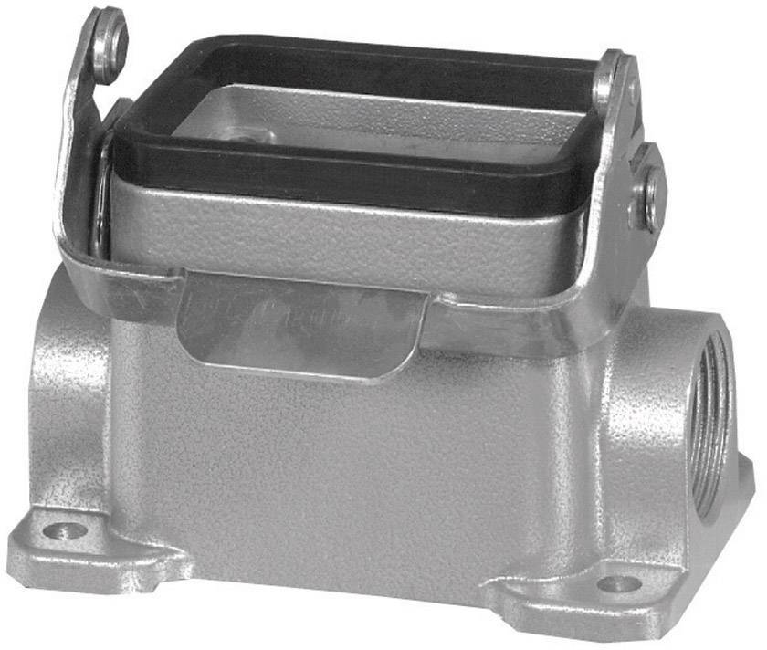 Amphenol C146 10N006 802 1-1 Embase à monter en saillie 1 simple levier, 1 sortie de câble, version basse 1 pc(s)