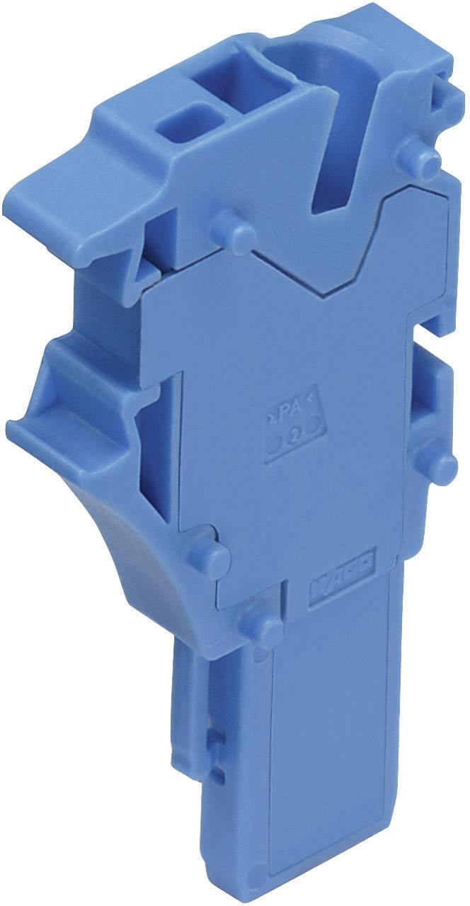 Inserts en plastique bleu pour interrupteurs de protection moteur de la série NZM avec un réarmement à l'arrêt.
