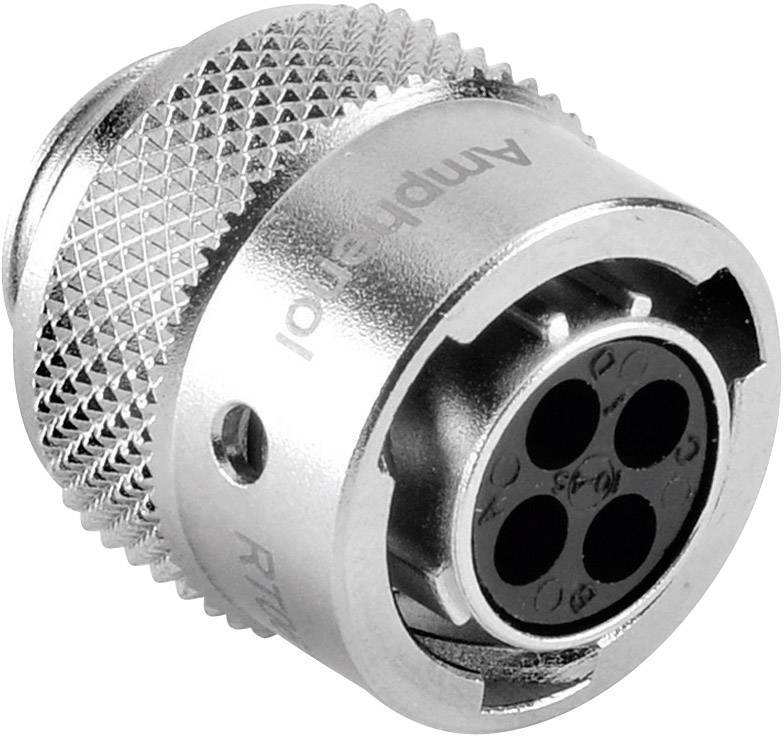 Amphenol RT0610-4SNH Cosse cylindrique mâle femelle, droit Nombre total de pôles: 4 Série (connecteur rond): RT360™ 1 pc(s)