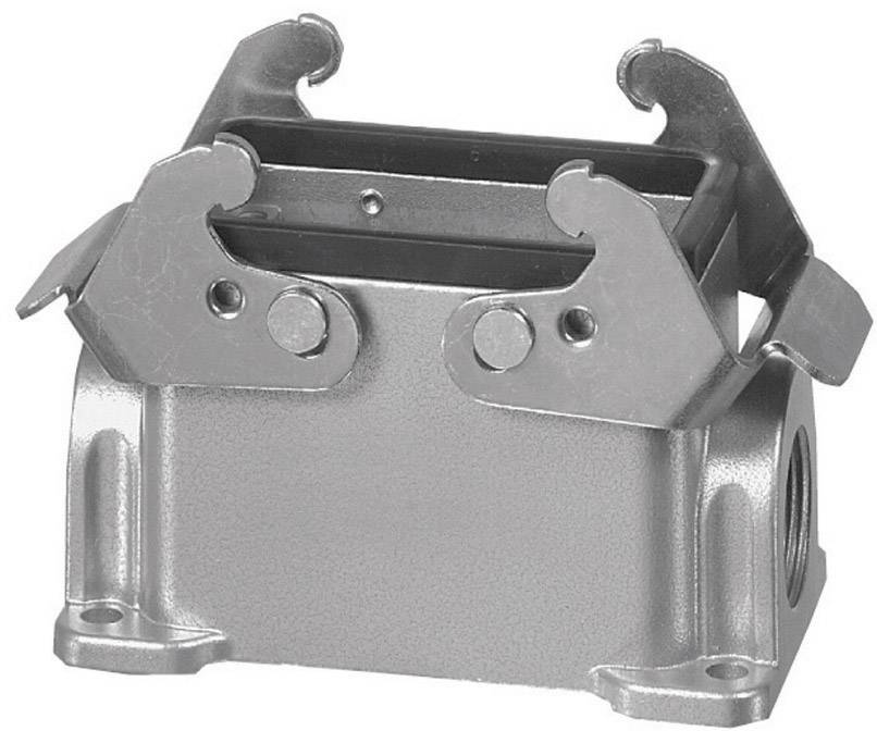 Amphenol C146 10N010 500 1-1 Embase à monter en saillie 2 doubles étriers, 1 sortie de câble, version basse 1 pc(s)