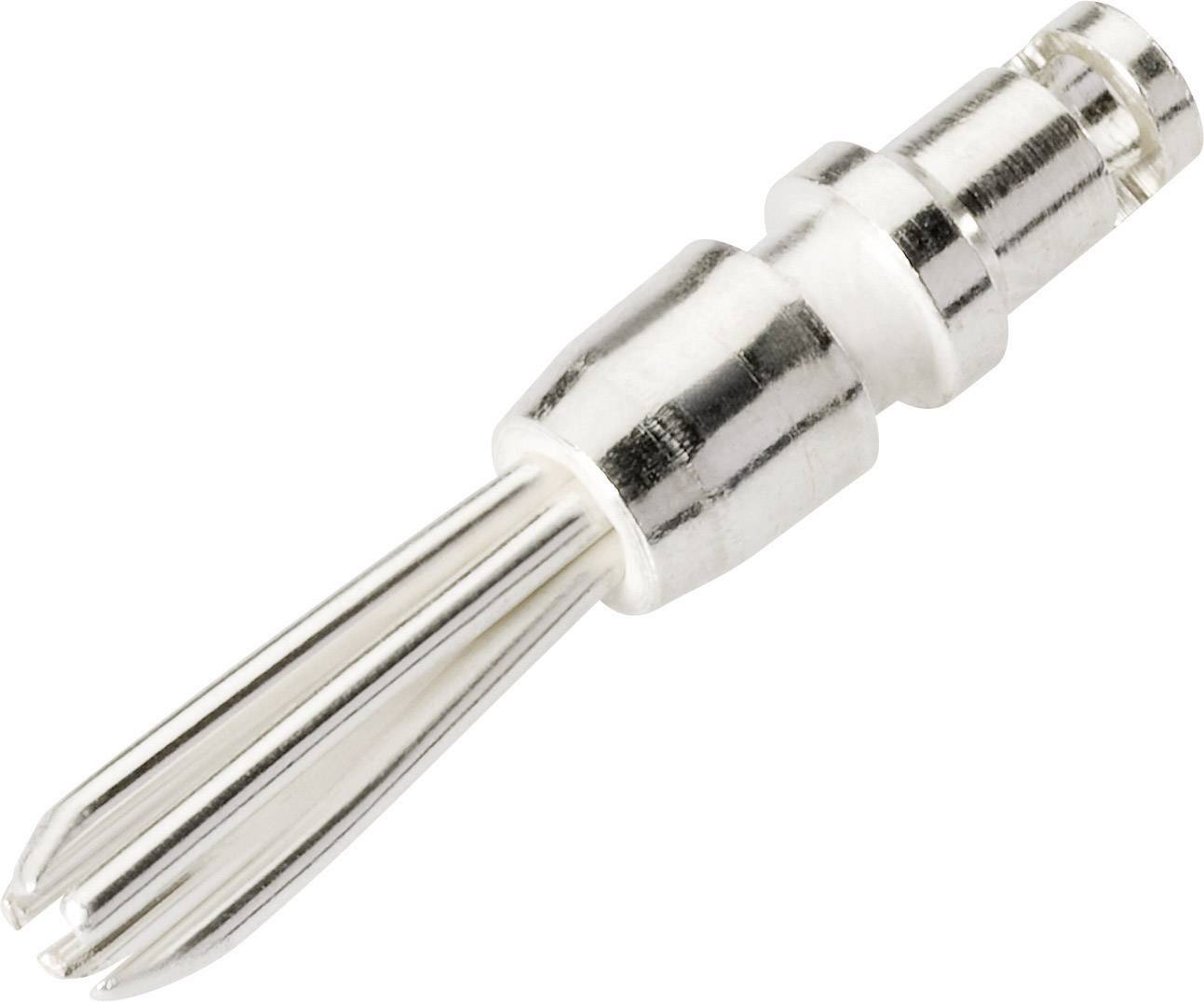 Fiche banane mâle Ø de la broche: 2.4 mm Schnepp N 2400 argent