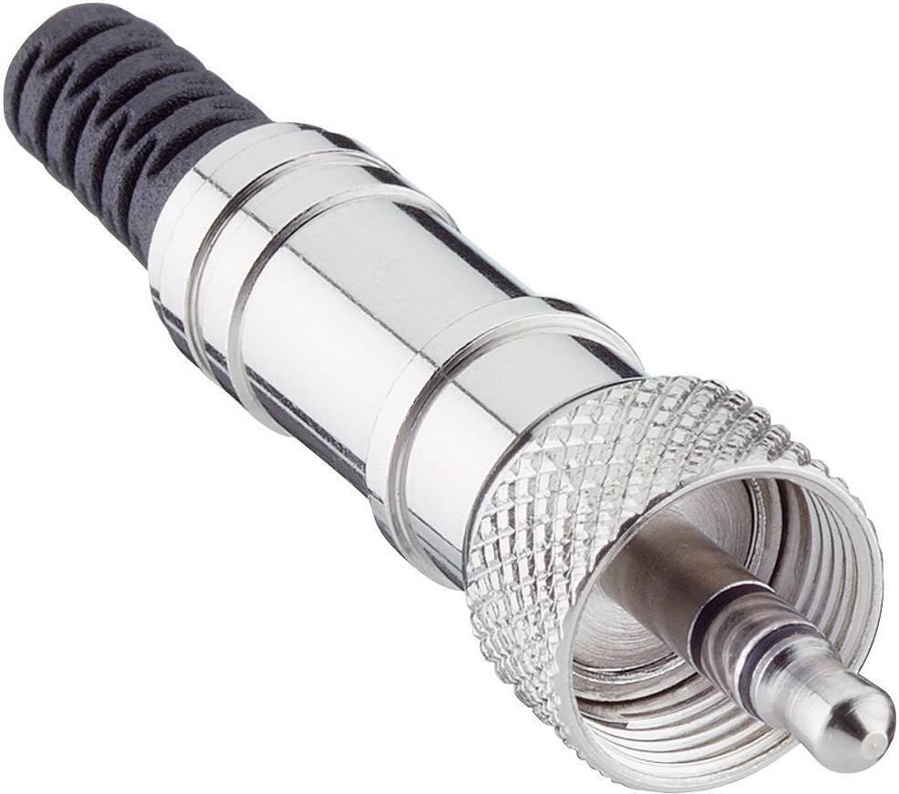Jack 3.5 mm mâle, droit Lumberg 1532 05 Nombre de pôles: 3 stéréo argent 1 pc(s)