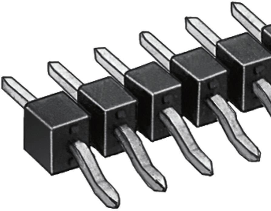 Cinq diodes noires alignées avec des bornes métalliques, disposées verticalement.