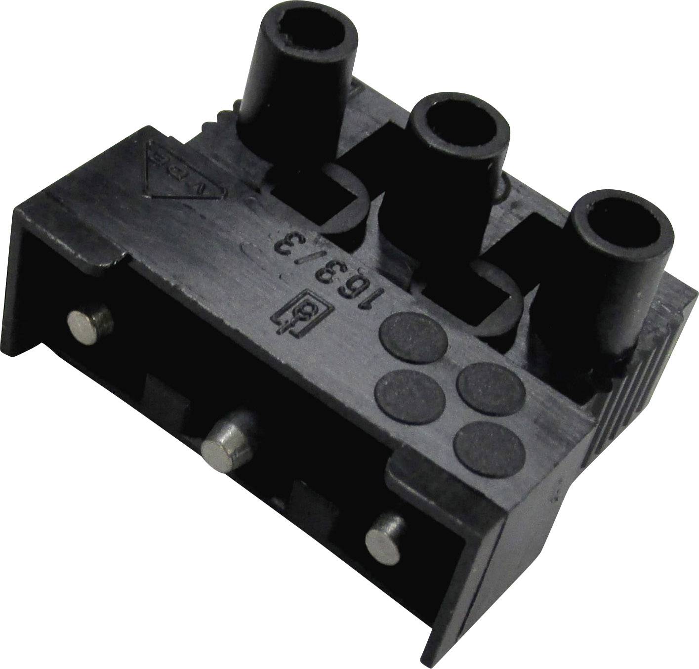 Borne de raccordement Adels-Contact 163 ST/3 DS 12263 flexible: -2.5 mm² rigide: -2.5 mm² Nombre de pôles: 3 noir