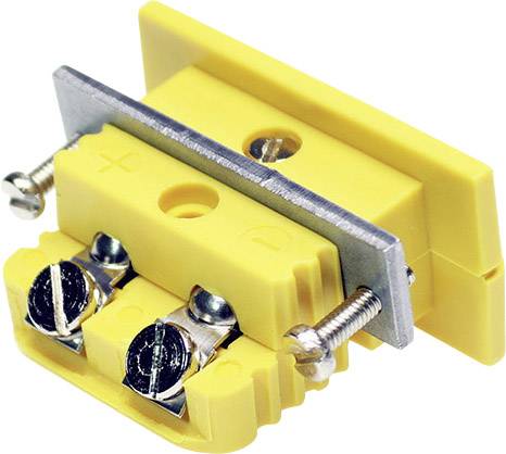 Prise Standard Type K Nicr-Ni jaune B+B Thermo-Technik 0220 0078-01