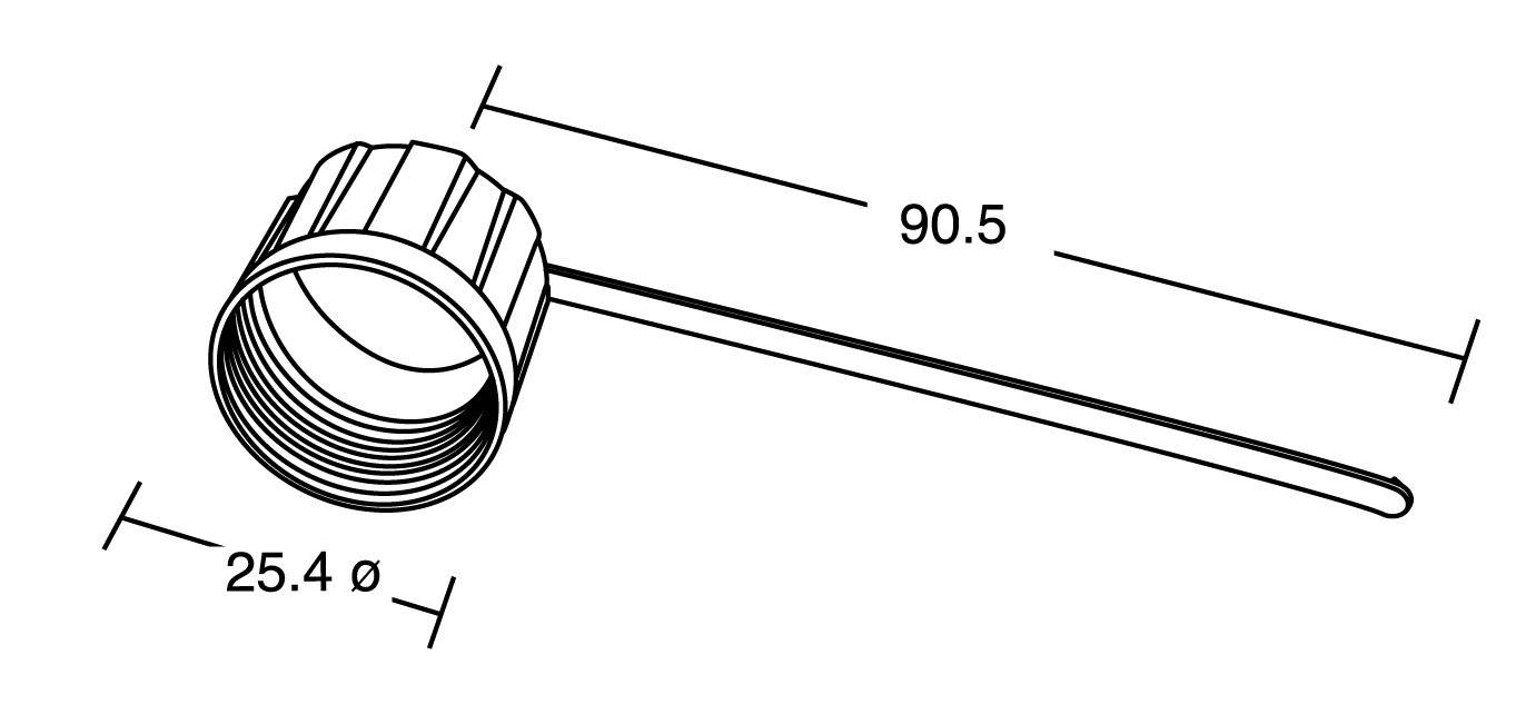 Bulgin PX0810 Capuchon de protection pour connecteur circulaire