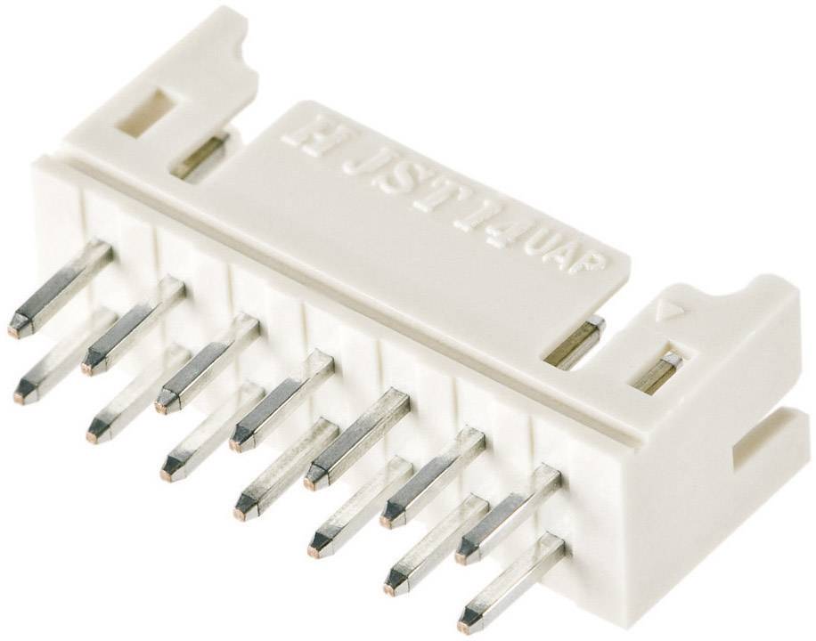 Barrette mâle encastrable (de précision) série PHD JST B10B-PHDSS (LF)(SN) Nbr total de pôles 10 Pas: 2 mm