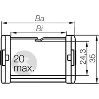 Chaîne de transmission d'énergie igus Easy Chain® E-Kette® E200.05 E200.05.075.0 1 pc(s) Chaîne de transmission d'énergie igus Easy Chain® E-Kette® E200.05 E200.05.075.0 1 pc(s)