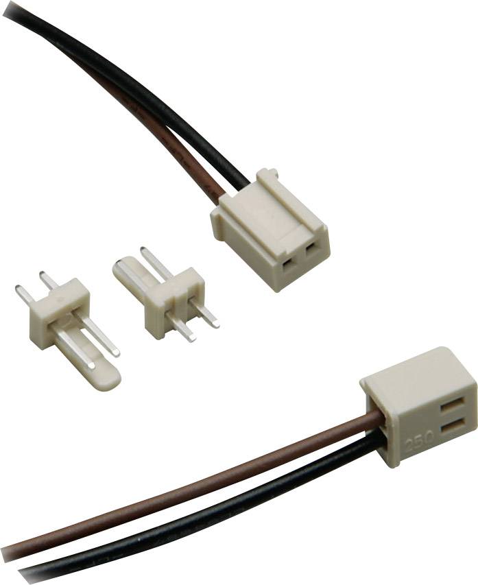 Barrette mâle (standard) TRU COMPONENTS 743143 Nbr total de pôles 8 1 set