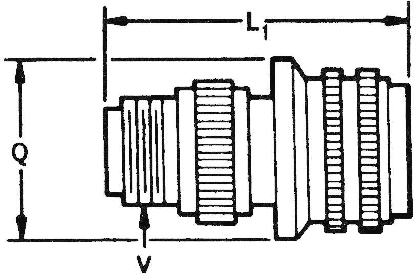 Fujikura 3106A 18 8P/C Cosse cylindrique mâle mâle, droit Nombre total de pôles: 8 Série (connecteur rond): DMS 1 pc(s)