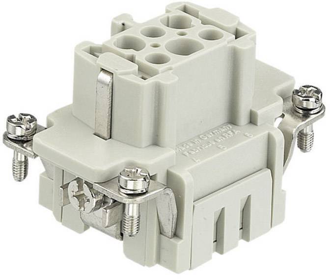 HARTING 09330062716 Insert femelle Han® E 6 + PE cage à ressort 1 pc(s)