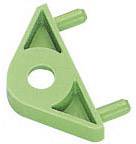 Elément de fixation de boîtier pour rail Phoenix Contact UMK- BF 2976077 Polyamide vert