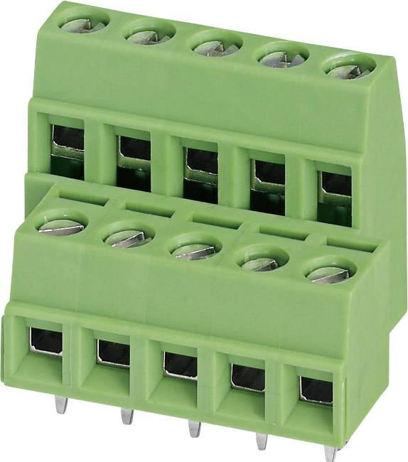 Bornier à 2 étages Phoenix Contact MKKDSN 1,5/ 3-5,08 1726066 1.50 mm² Nombre de pôles 6 vert