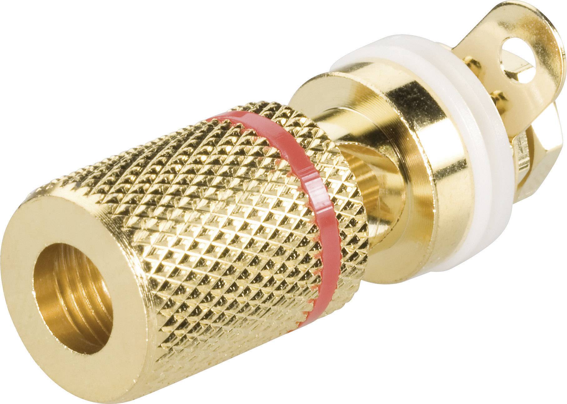 Douille banane Ø de la broche: 4 mm BKL Electronic 0103035 rouge 1 pc(s)