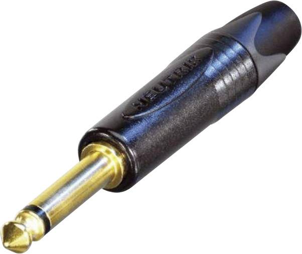 Jack 6.35 mm mâle, droit Neutrik NP2X-B Nombre de pôles: 2 mono noir 1 pc(s)