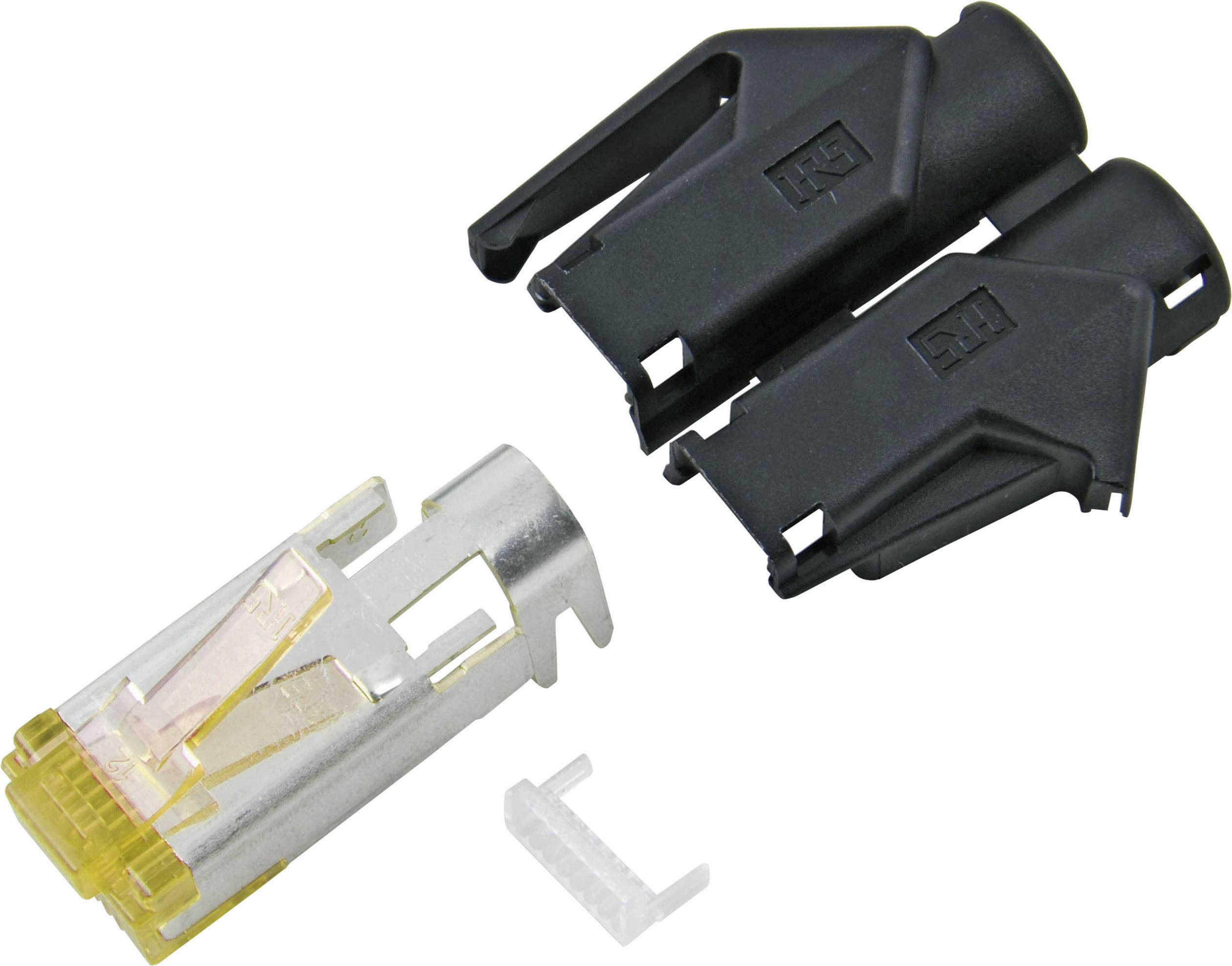 Connectique RJ45 CAT6a Hirose TM31 Hirose Electronic RJ45C6A-RT RJ45 mâle, droit Pôle: 8P8C rouge
