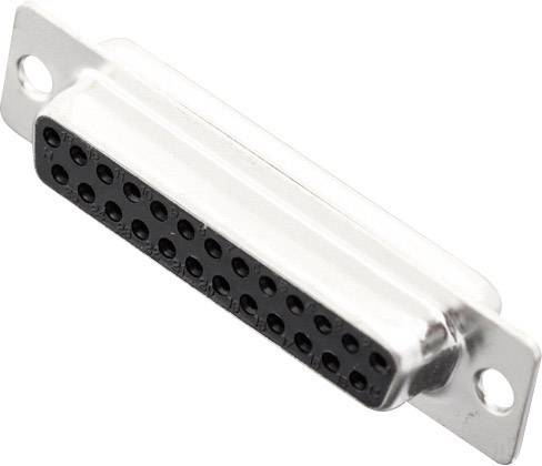 Embase SUB-D femelle 25 pôles MH Connectors 2101-0180-13 180 ° fût à souder