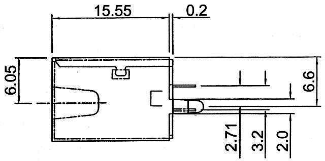 Embase USB 2.0 orientée à 180°