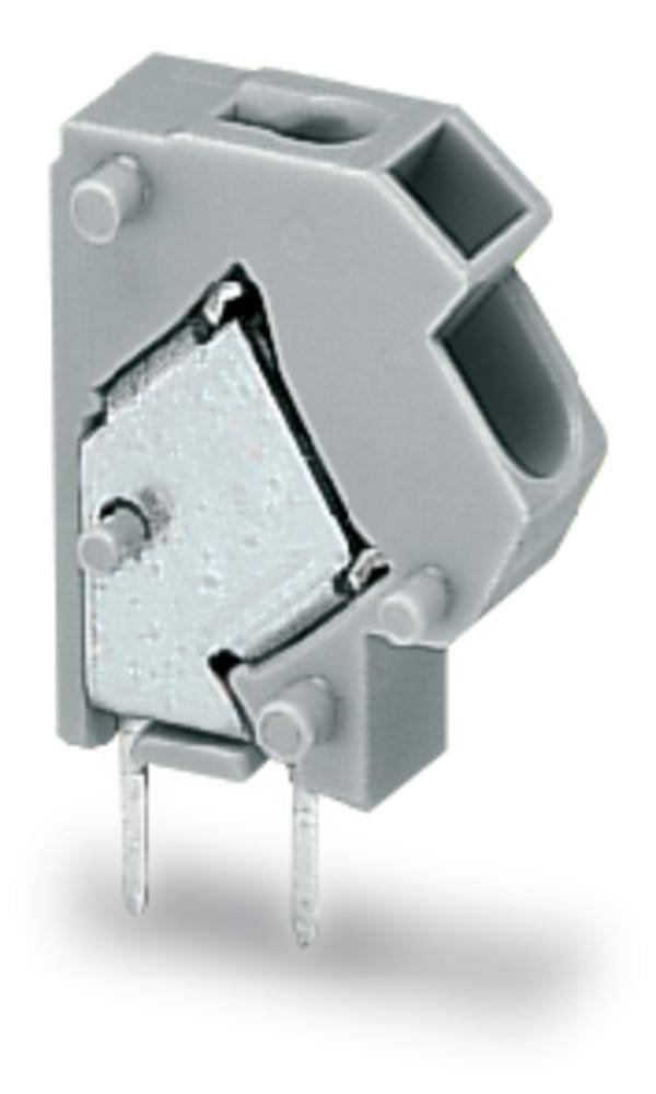 Bornier à ressort WAGO 254-842 1.50 mm² Nombre de pôles 1 gris foncé 500 pc(s)