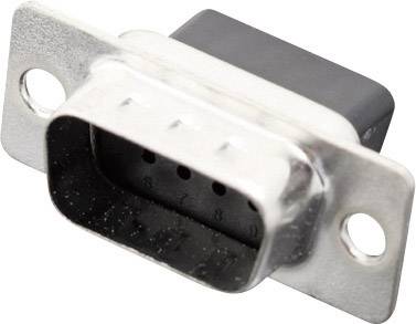 Embase SUB-D mâle 9 pôles MH Connectors 2101-0190-01 180 ° à sertir