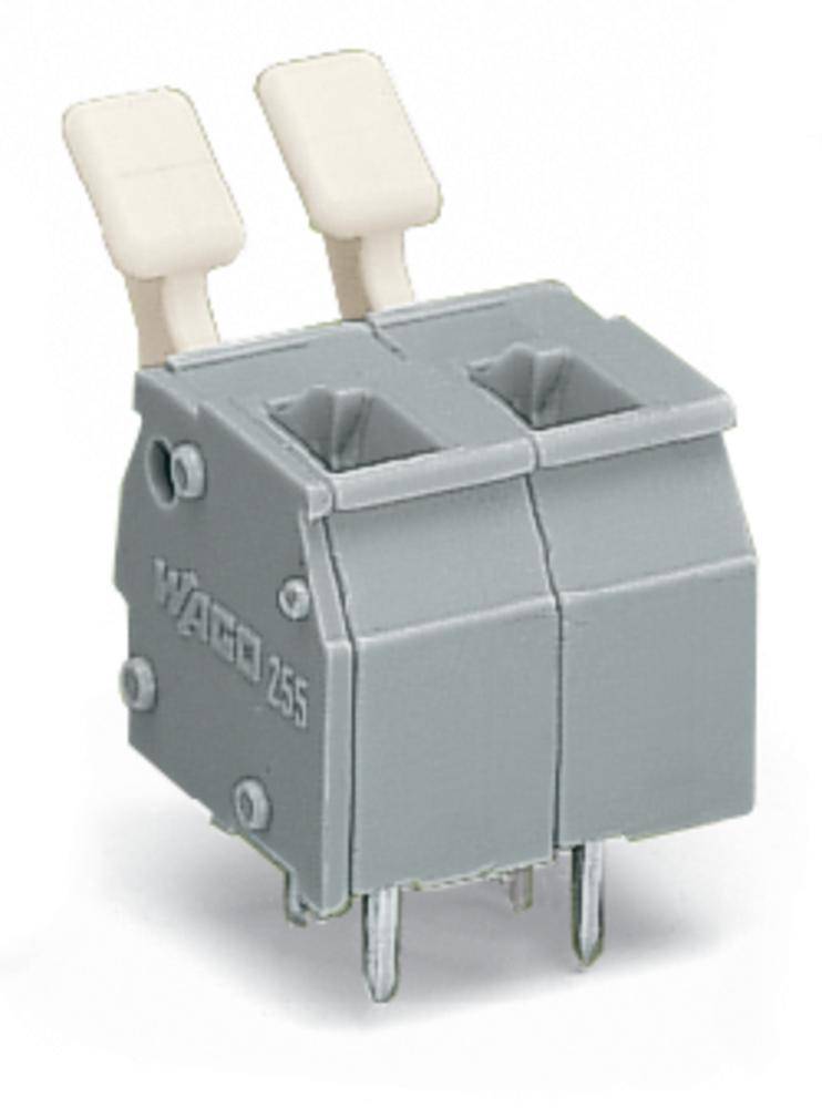 Bornier à ressort WAGO 255-502/333-009/999-950 2.50 mm² Nombre de pôles 2 gris clair 280 pc(s)