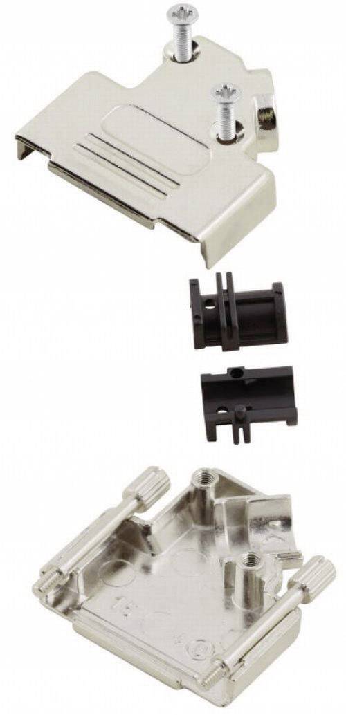 Capot SUB-D 50 pôles MH Connectors 6560-0106-15 métal 45 ° argent 1 pc(s)