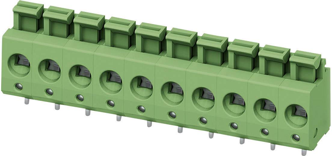 Bornier à ressort Phoenix Contact PTS 1,5/ 3-5,0-H 1792876 2.50 mm² Nombre de pôles 3 vert