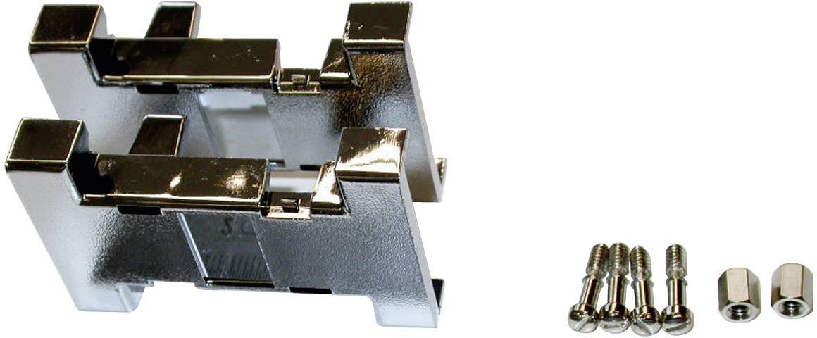 Boîtier adaptateur SUB-D 15, 15 pôles Provertha 671515M plastique, métallisé 180 ° argent 1 pc(s)