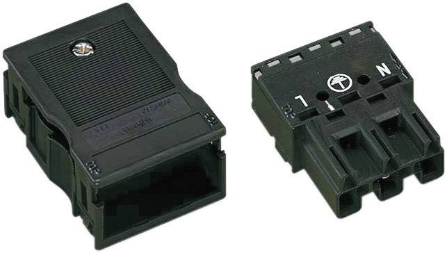 Connecteur d'alimentation série (connecteur réseau) WINSTA MIDI WAGO 770-113/K010-165 mâle, droit Nombre total de pôles: 2 + PE