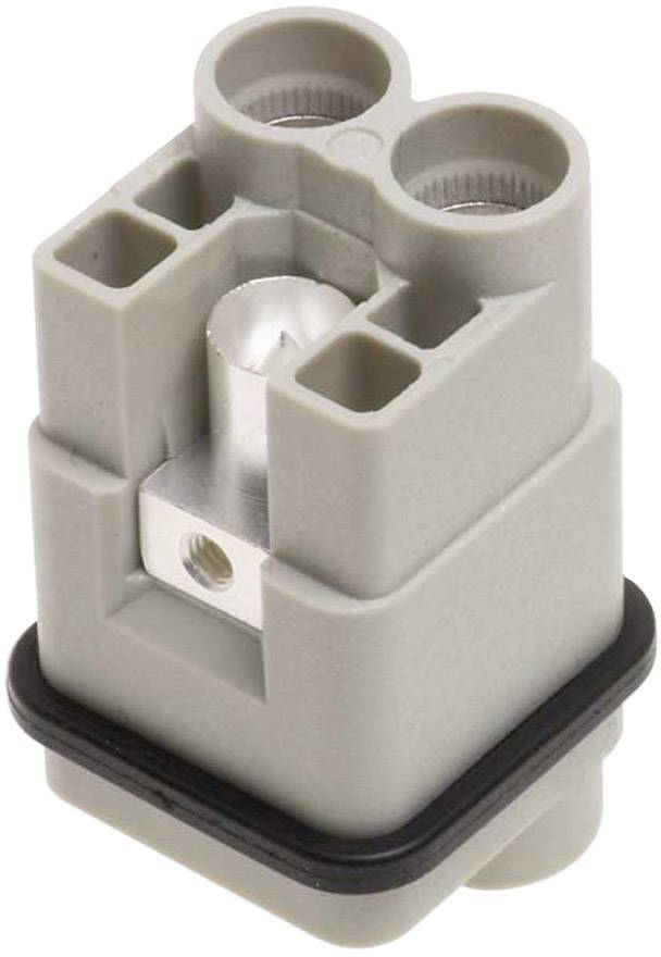 Harting 09120022651 Insert mâle Han® Q 2 + PE connexion à vis axiale 1 pc(s)