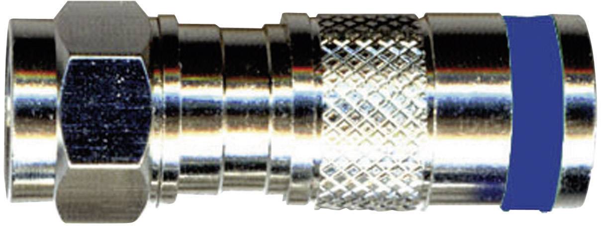 Connecteur F mâle à compression Diamètre de câble: 6.9 mm Interkabel F-KPS 49 extrémité(s) ouverte(s)