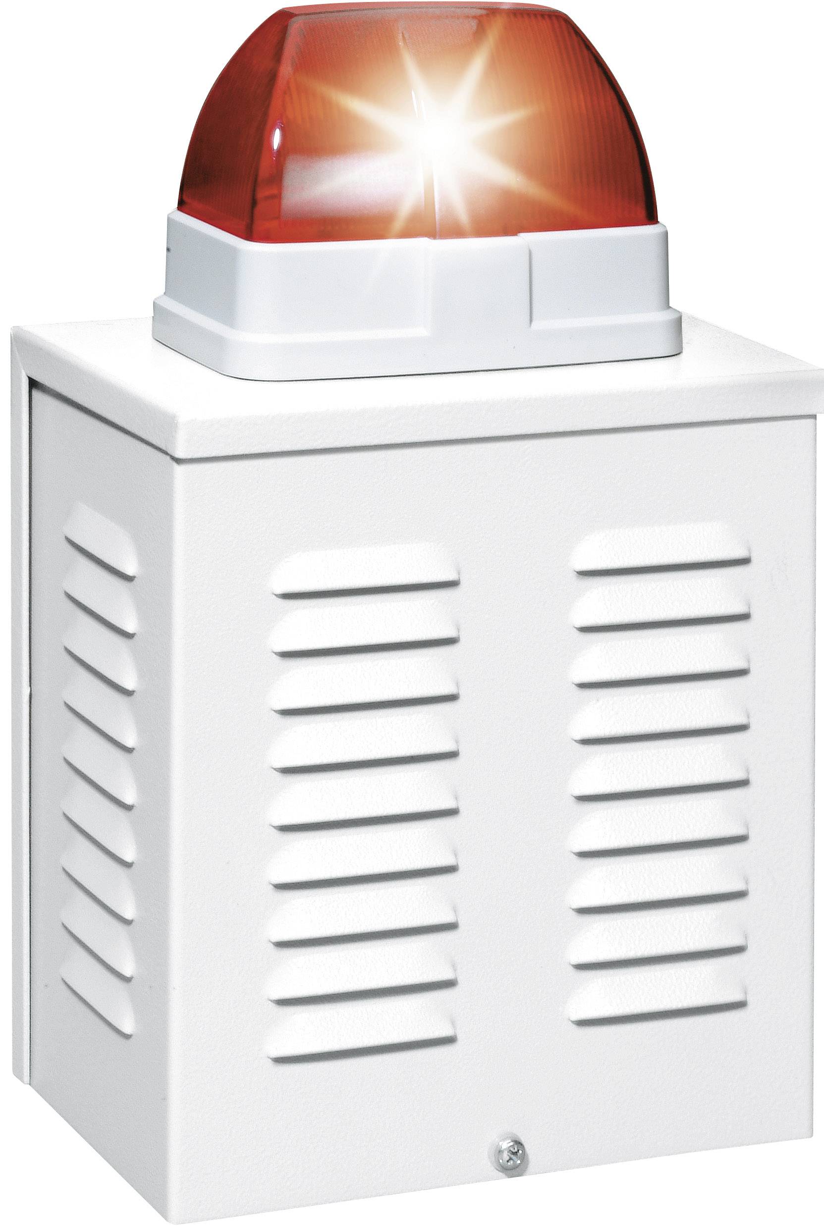 ABUS SG1650 Sirène d'alarme avec gyrophare 110 dB rouge intérieure, extérieure 12 V/DC