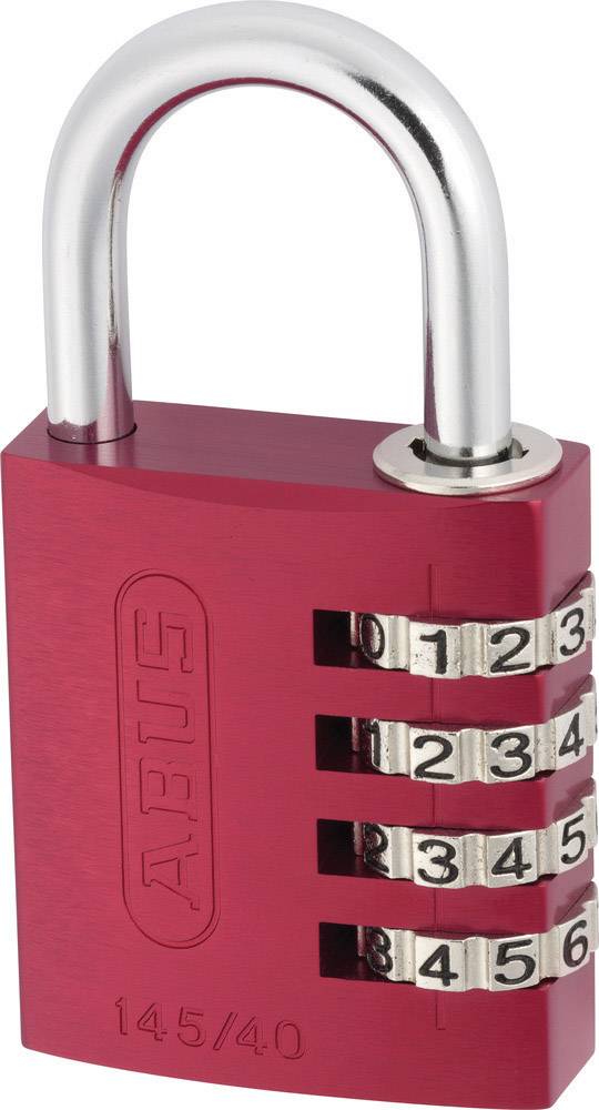 Cadenas ABUS ABVS48813 rouge avec serrure à combinaison
