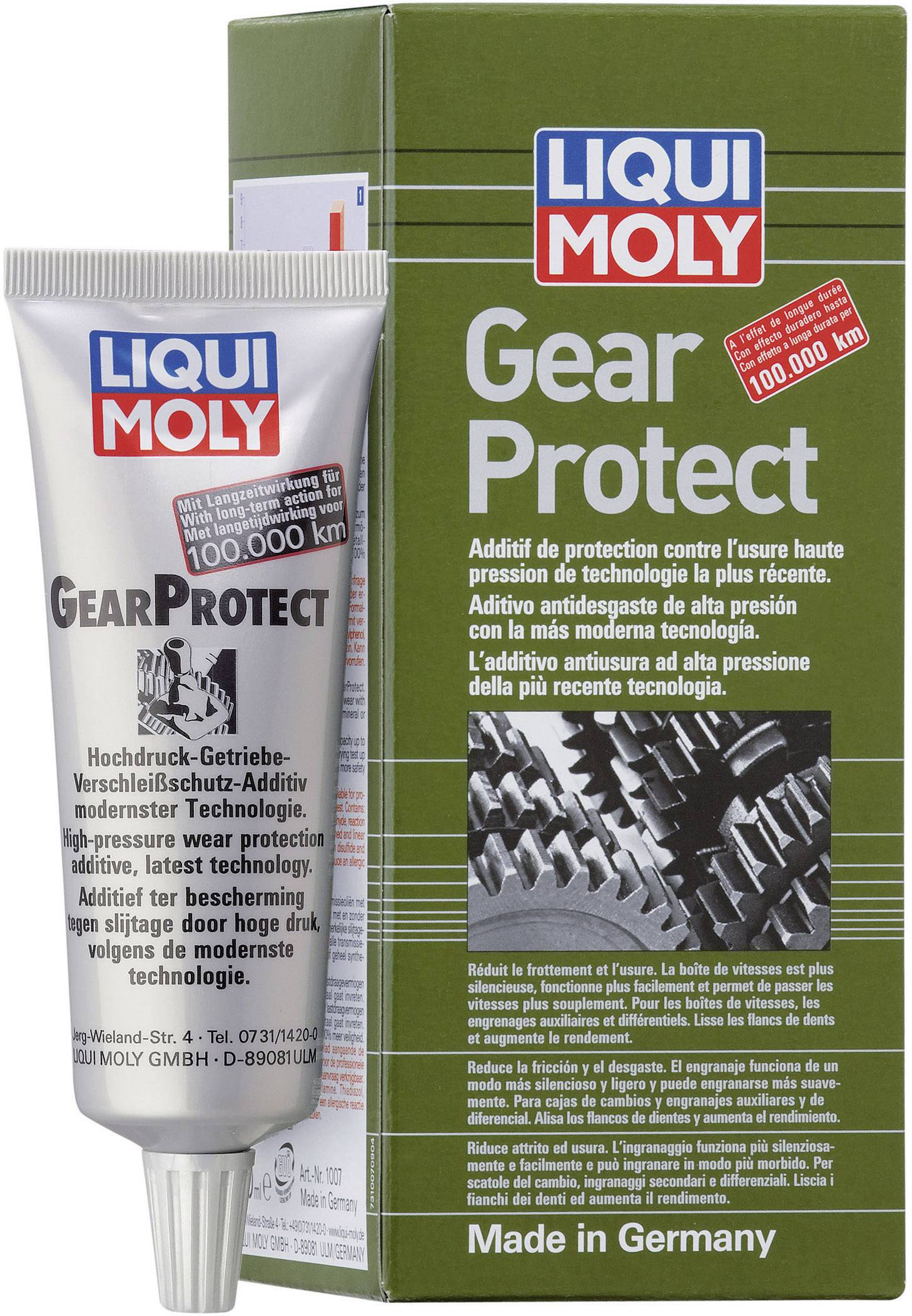 Liqui Moly GearProtect Additif de protection contre l'usure 1007 80 ml