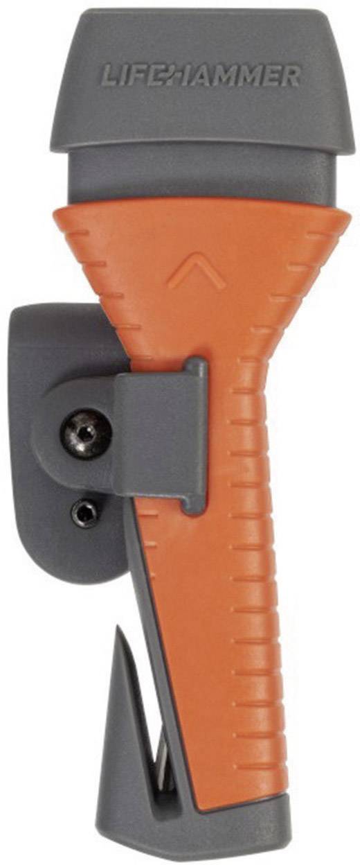 Outil de sécurité LifeHammer 10660 avec support, coupe-ceinture, brise-vitre