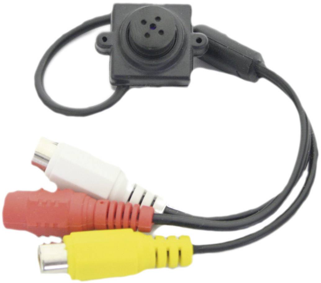 B & S Technology CS 700 Caméra de surveillance en forme de bouton 480 TVL 3,7 mm