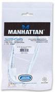 Câble adaptateur Manhattan 324724-CG 1.00 m blanc
