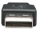 Manhattan Câble USB USB 2.0 USB-A mâle, USB-Micro-B mâle 0.50 m noir certifié UL 325677-CG