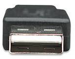 Manhattan Câble USB USB 2.0 USB-A mâle, USB-Micro-B mâle 1.80 m noir certifié UL 307178-CG