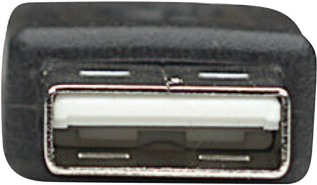 Manhattan Câble USB USB 2.0 USB-A mâle, USB-Mini-B mâle 1.80 m noir contacts dorés, certifié UL 333375-CG