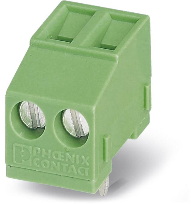Bornier à vis Phoenix Contact MKDSFW 1,5/ 2 1717091 1.50 mm² Nombre de pôles 2 vert 50 pc(s)