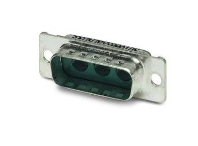 Embase SUB-D mâle 3 pôles Phoenix Contact 1688201 180 ° fût à souder, raccord à vis 10 pc(s)