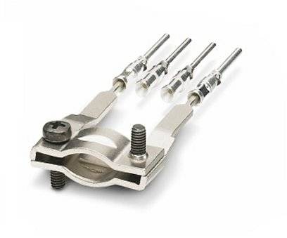 Raccordement de blindage Contenu: 1 pc(s) Phoenix Contact HC-D 4-ST-1BUS 1886142