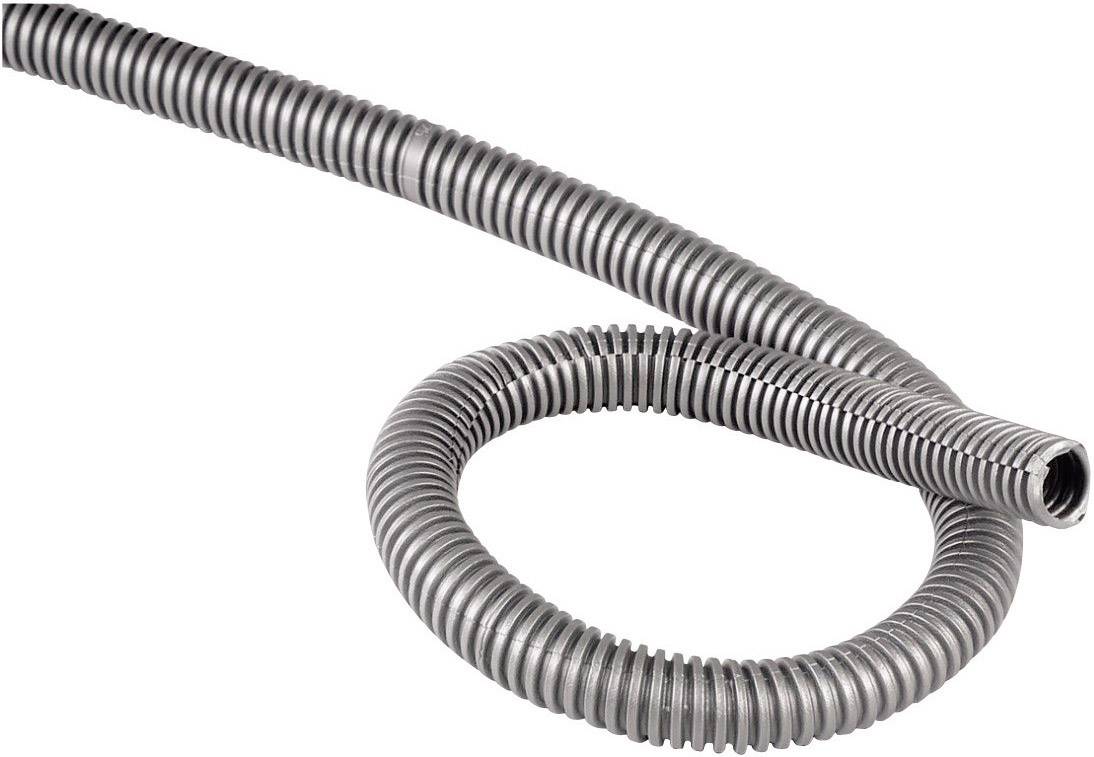 Tube guide-câbles Hama EasyFlex (Ø x L) 25 mm x 2500 mm 1 pc(s) argent