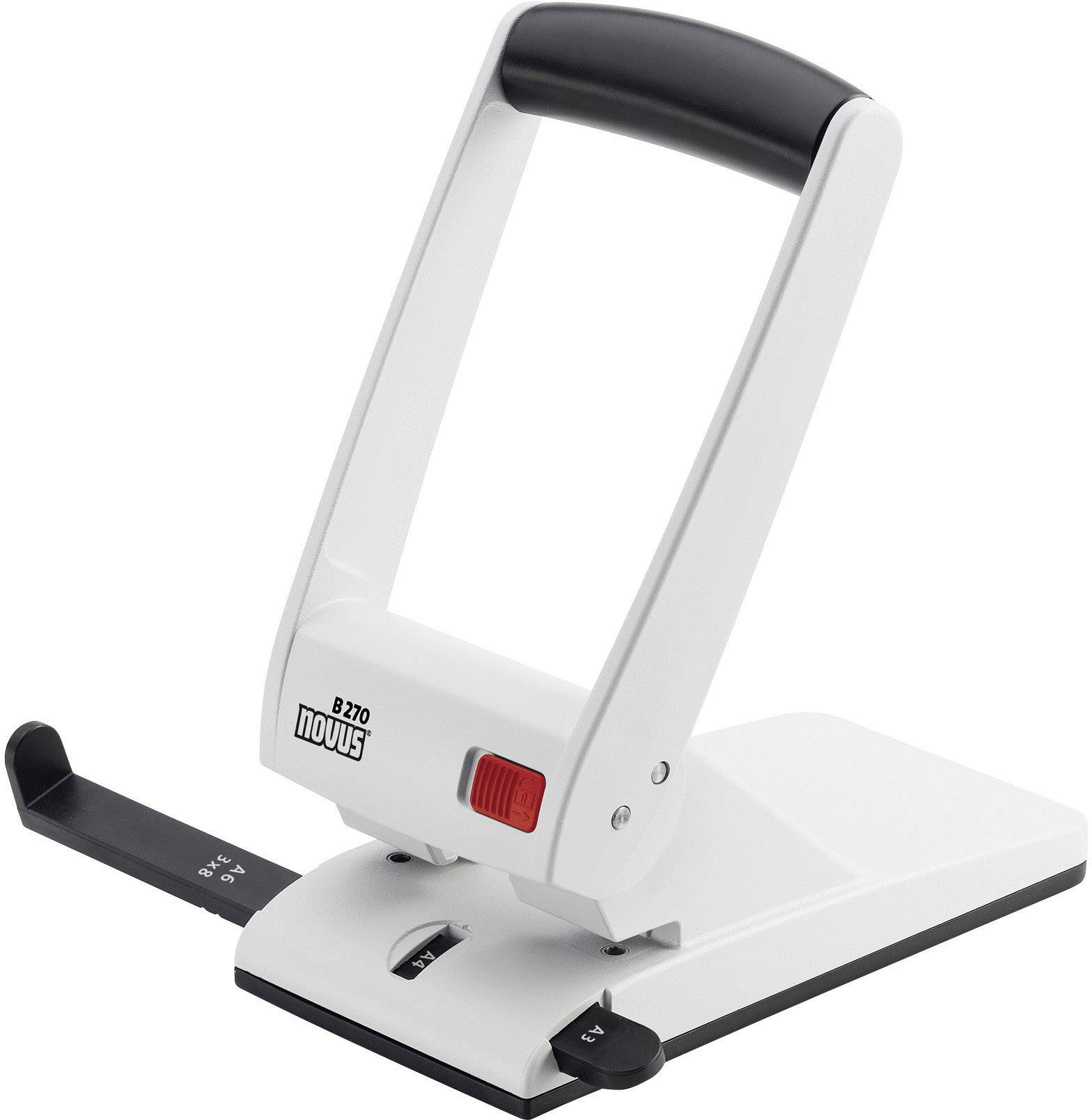 Novus 025-0492 Perforateur B270 gris clair format de réglage max.: A4 70 feuilles (80 g/m²)