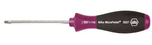 Wiha MicroFinish 5527 pour l'atelier Tournevis Torx Taille (tournevis) T 27 Longueur de la lame: 115 mm