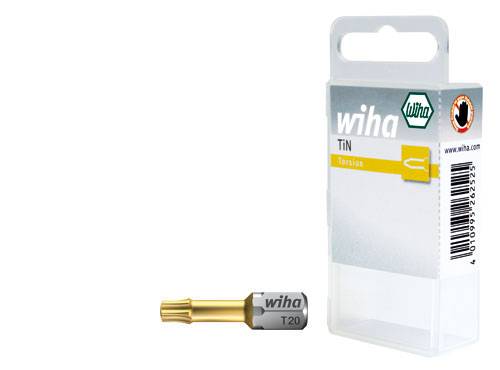 Embout Torx T 30 Wiha 34751 Acier Chrome-Vanadium TiN, trempé Forme (embouts): C 6.3 1 pc(s)